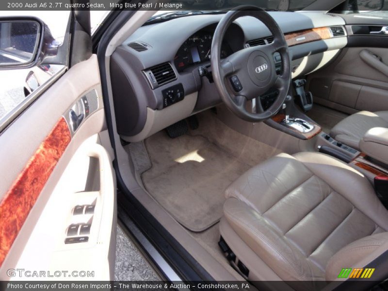Ming Blue Pearl / Melange 2000 Audi A6 2.7T quattro Sedan