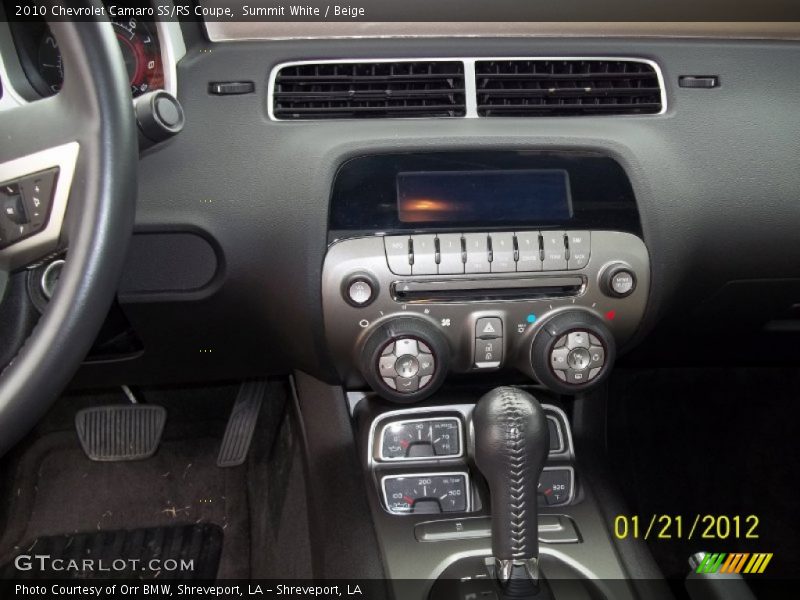 Summit White / Beige 2010 Chevrolet Camaro SS/RS Coupe