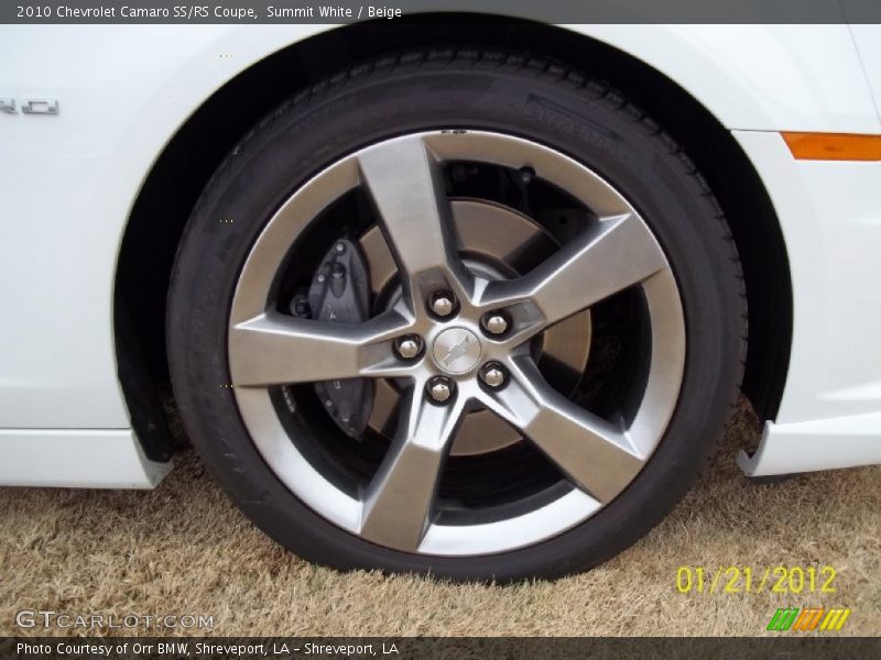 Summit White / Beige 2010 Chevrolet Camaro SS/RS Coupe