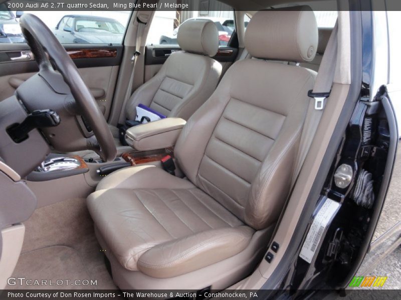 Ming Blue Pearl / Melange 2000 Audi A6 2.7T quattro Sedan