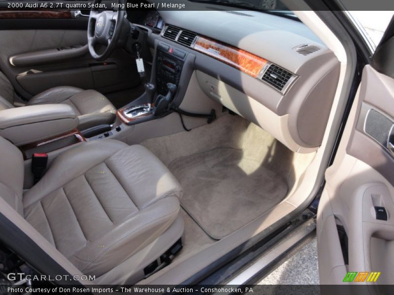 Ming Blue Pearl / Melange 2000 Audi A6 2.7T quattro Sedan