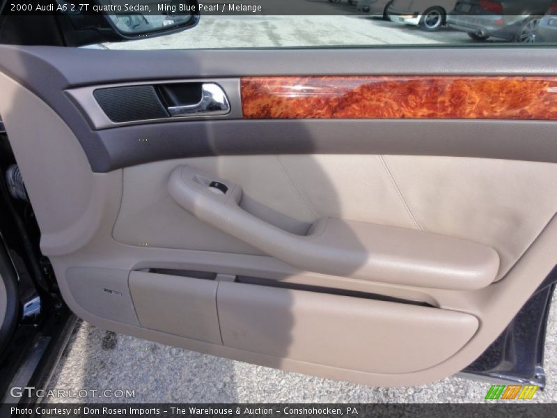 Ming Blue Pearl / Melange 2000 Audi A6 2.7T quattro Sedan