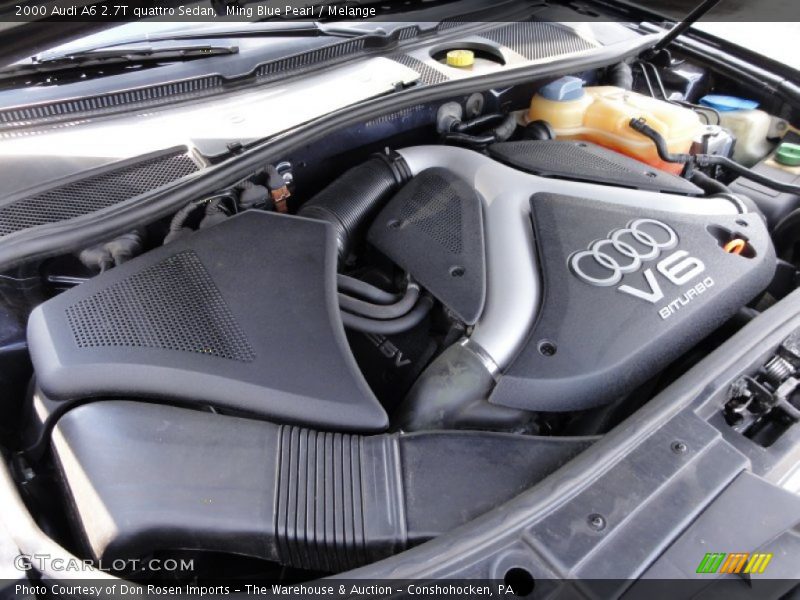  2000 A6 2.7T quattro Sedan Engine - 2.7 Liter Twin-Turbocharged DOHC 30-Valve V6
