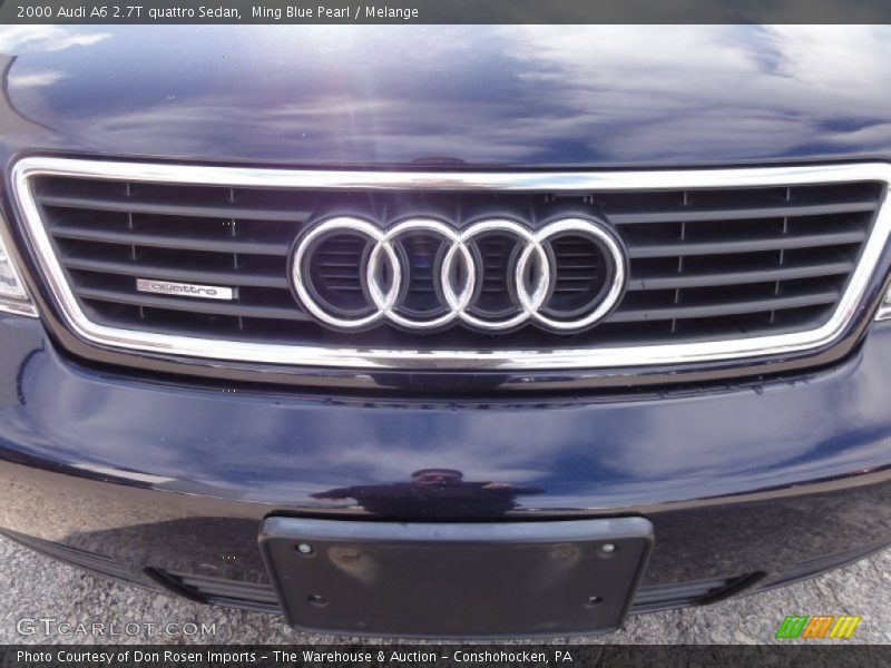 Ming Blue Pearl / Melange 2000 Audi A6 2.7T quattro Sedan
