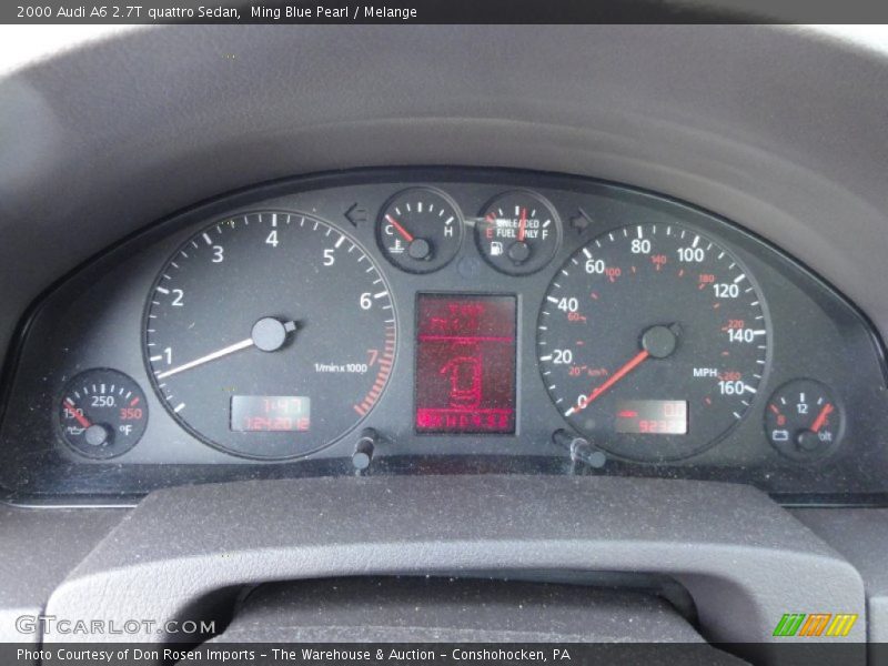 Ming Blue Pearl / Melange 2000 Audi A6 2.7T quattro Sedan