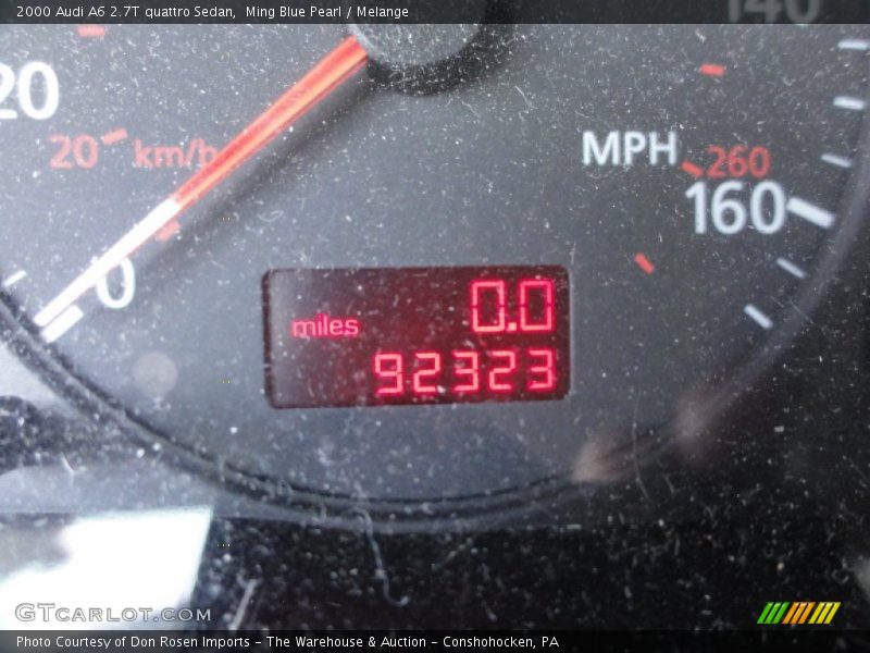 Ming Blue Pearl / Melange 2000 Audi A6 2.7T quattro Sedan