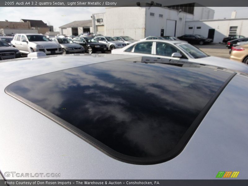 Light Silver Metallic / Ebony 2005 Audi A4 3.2 quattro Sedan