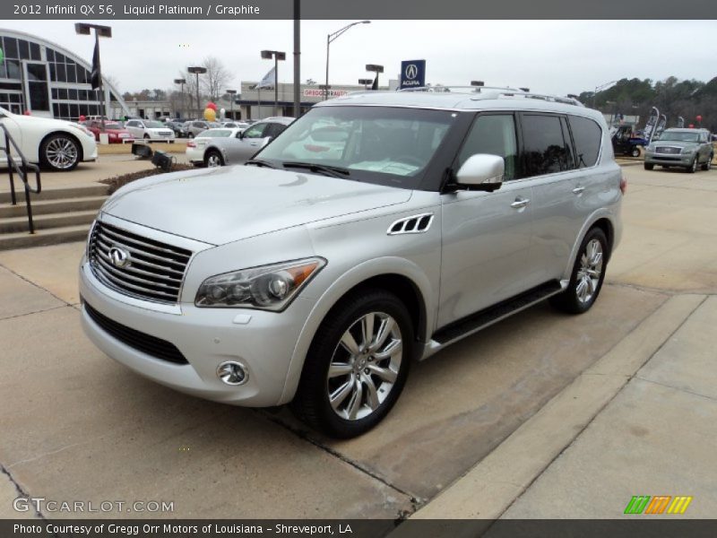 Liquid Platinum / Graphite 2012 Infiniti QX 56