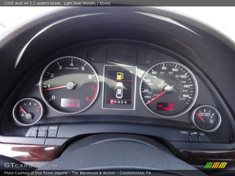  2005 A4 3.2 quattro Sedan 3.2 quattro Sedan Gauges