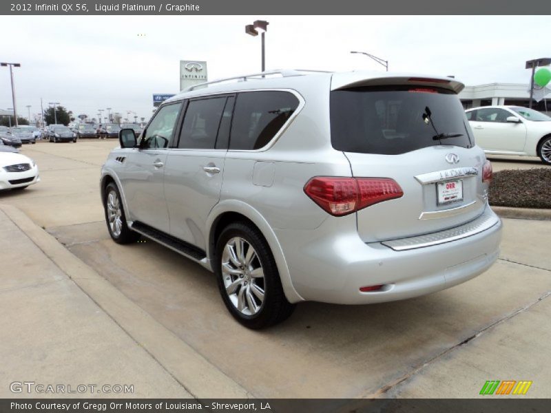 Liquid Platinum / Graphite 2012 Infiniti QX 56