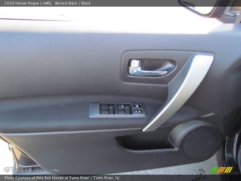 Wicked Black / Black 2009 Nissan Rogue S AWD