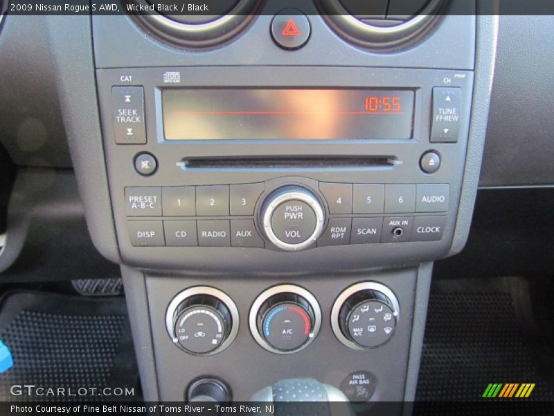 Wicked Black / Black 2009 Nissan Rogue S AWD