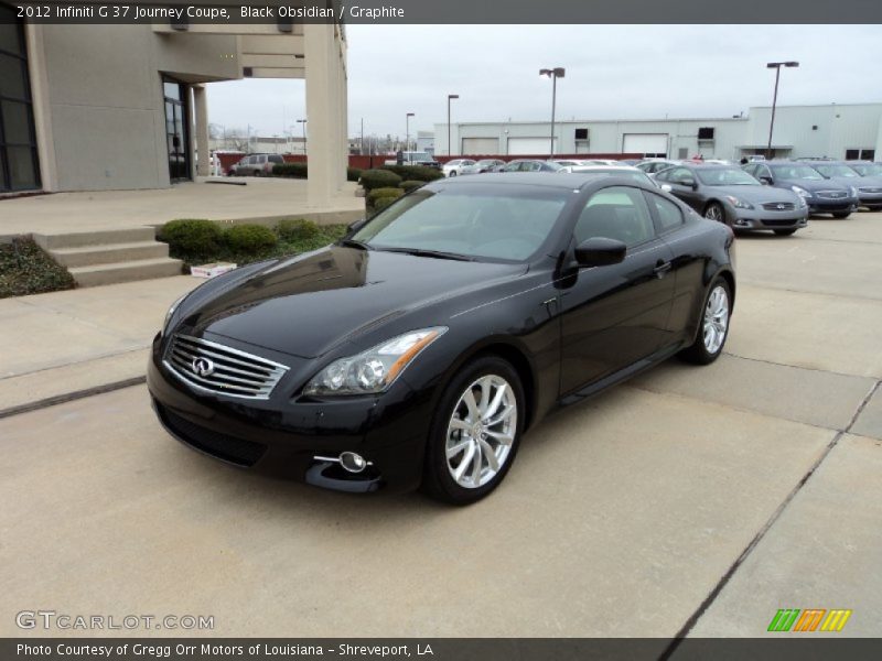 Black Obsidian / Graphite 2012 Infiniti G 37 Journey Coupe