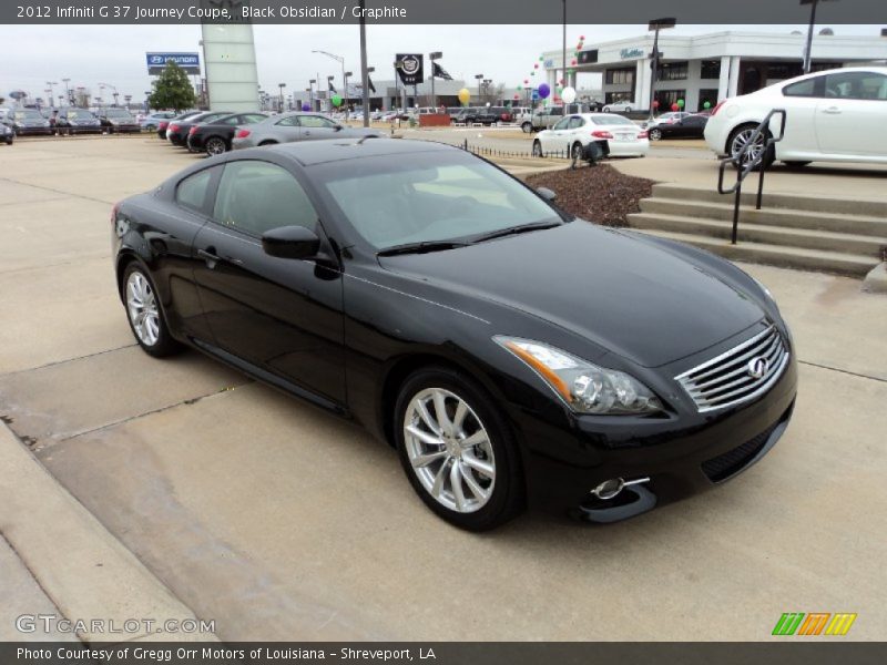 Black Obsidian / Graphite 2012 Infiniti G 37 Journey Coupe