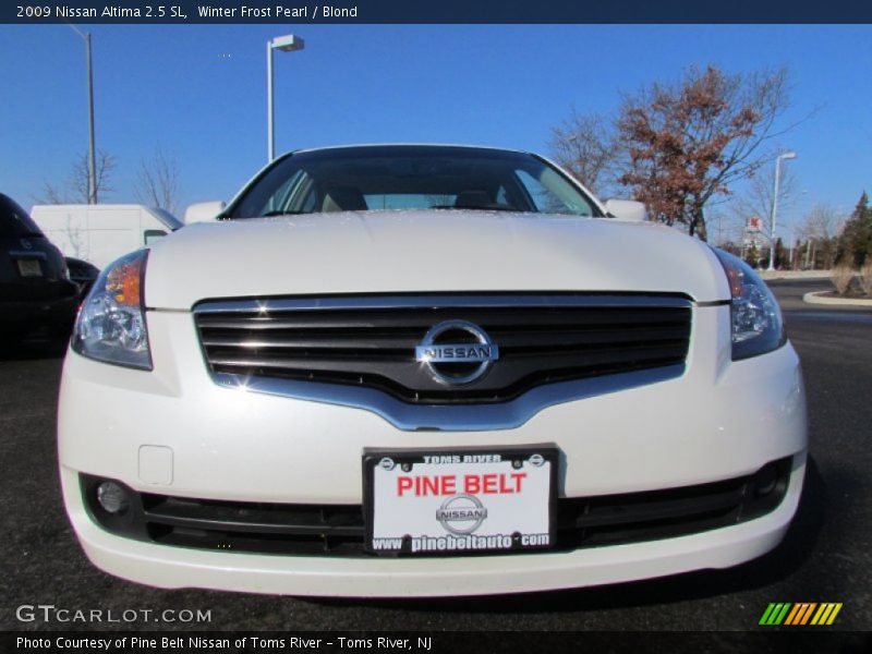 Winter Frost Pearl / Blond 2009 Nissan Altima 2.5 SL