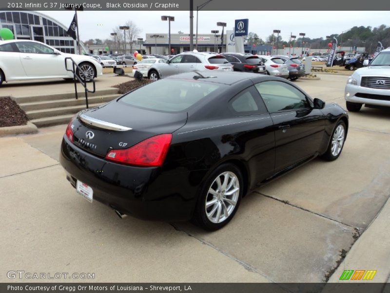 Black Obsidian / Graphite 2012 Infiniti G 37 Journey Coupe