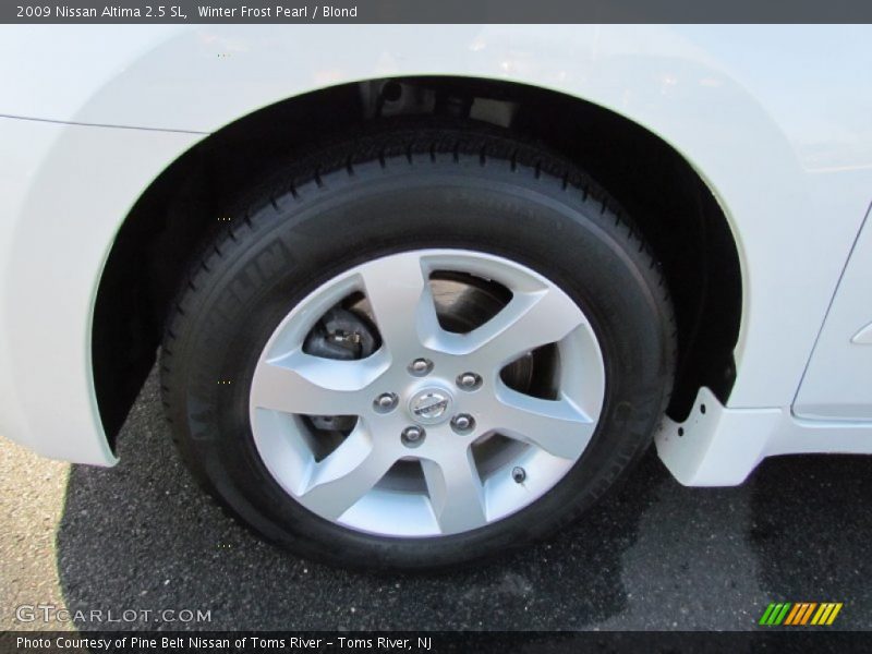 Winter Frost Pearl / Blond 2009 Nissan Altima 2.5 SL