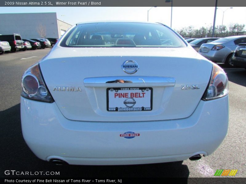 Winter Frost Pearl / Blond 2009 Nissan Altima 2.5 SL
