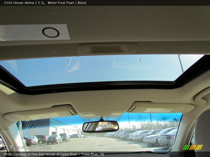 Winter Frost Pearl / Blond 2009 Nissan Altima 2.5 SL