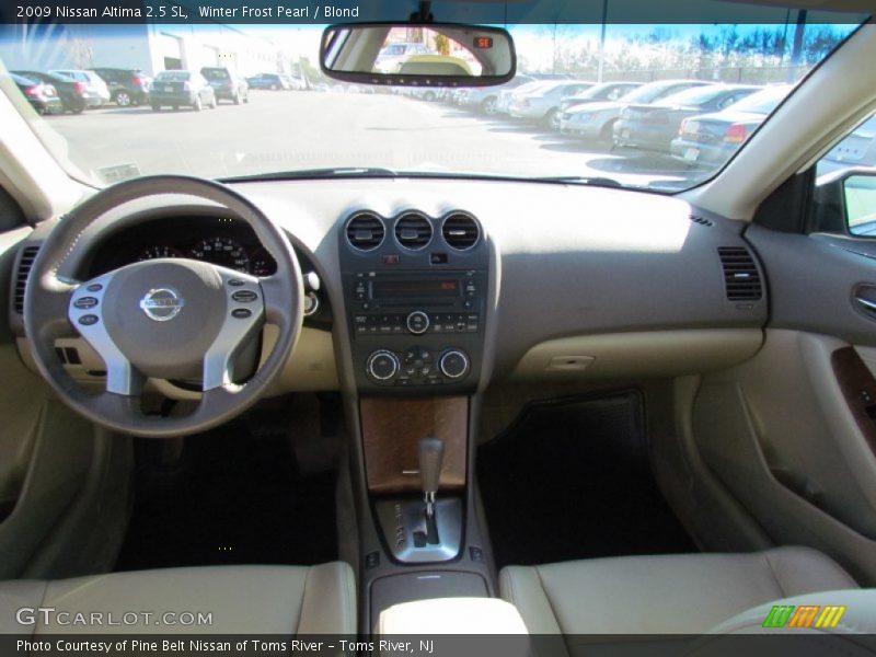 Winter Frost Pearl / Blond 2009 Nissan Altima 2.5 SL