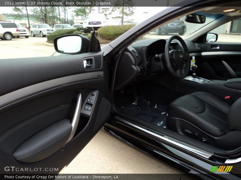 Black Obsidian / Graphite 2012 Infiniti G 37 Journey Coupe