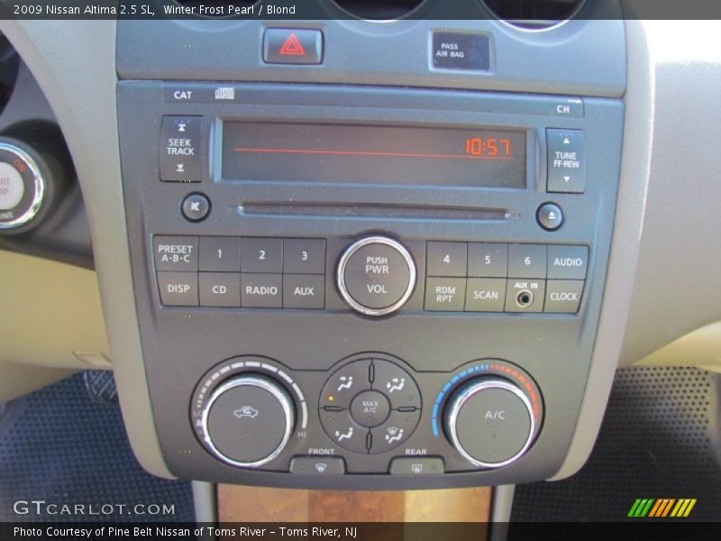 Winter Frost Pearl / Blond 2009 Nissan Altima 2.5 SL