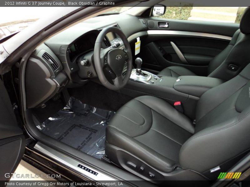  2012 G 37 Journey Coupe Graphite Interior