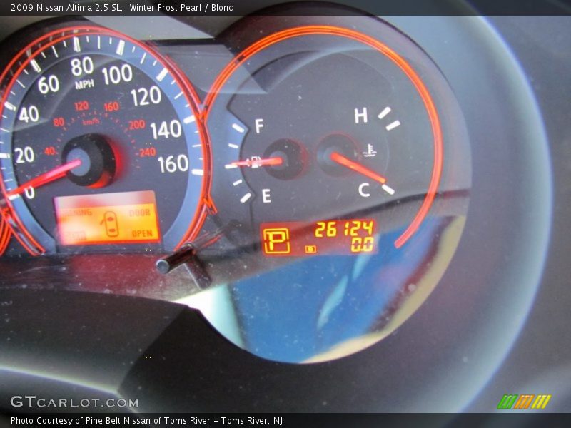 Winter Frost Pearl / Blond 2009 Nissan Altima 2.5 SL