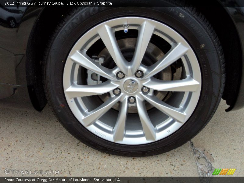  2012 G 37 Journey Coupe Wheel