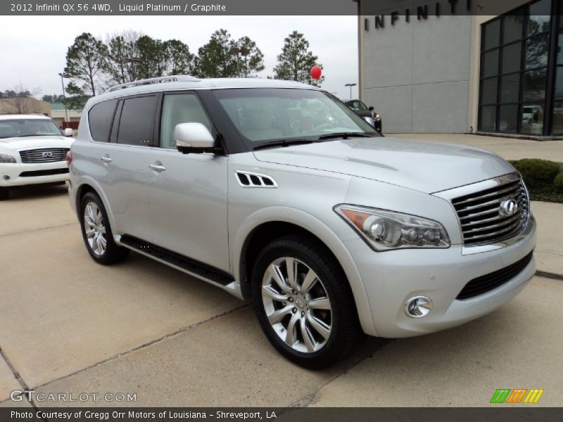 Front 3/4 View of 2012 QX 56 4WD