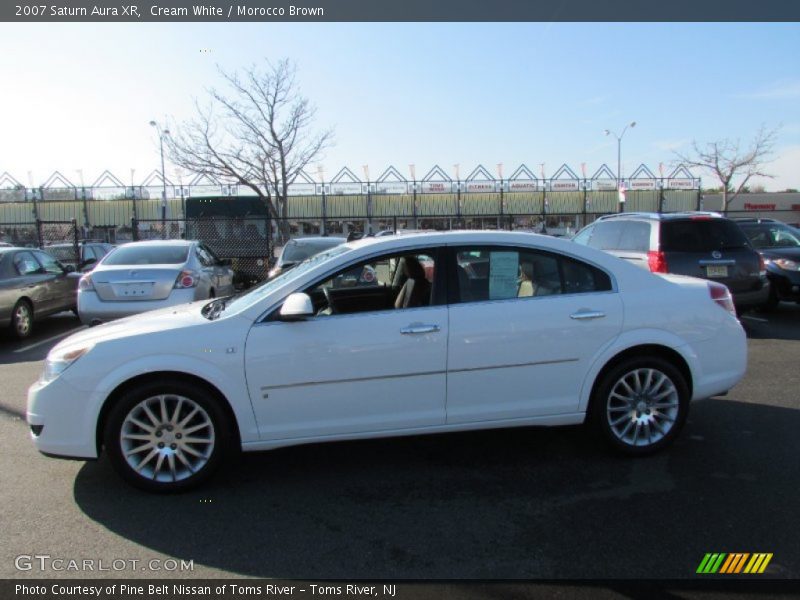 Cream White / Morocco Brown 2007 Saturn Aura XR