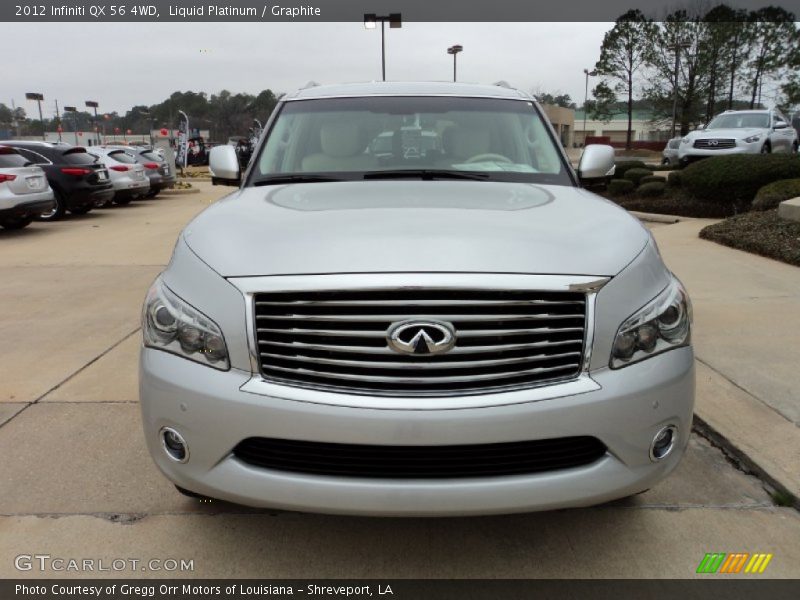 Liquid Platinum / Graphite 2012 Infiniti QX 56 4WD