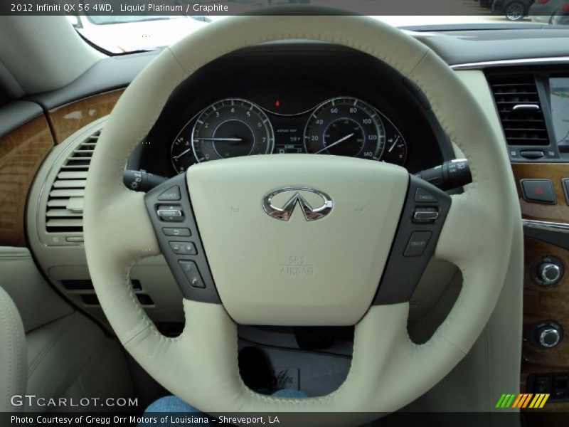  2012 QX 56 4WD Steering Wheel