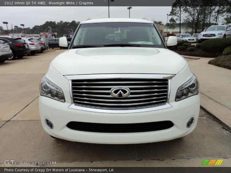 Moonlight White / Graphite 2012 Infiniti QX 56 4WD