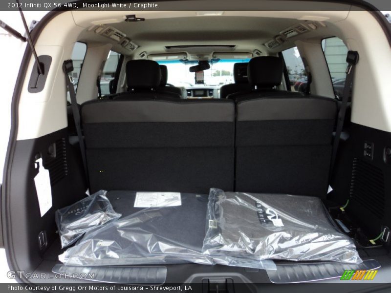 Moonlight White / Graphite 2012 Infiniti QX 56 4WD