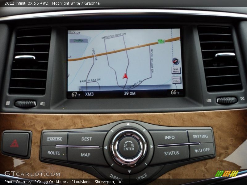 Moonlight White / Graphite 2012 Infiniti QX 56 4WD