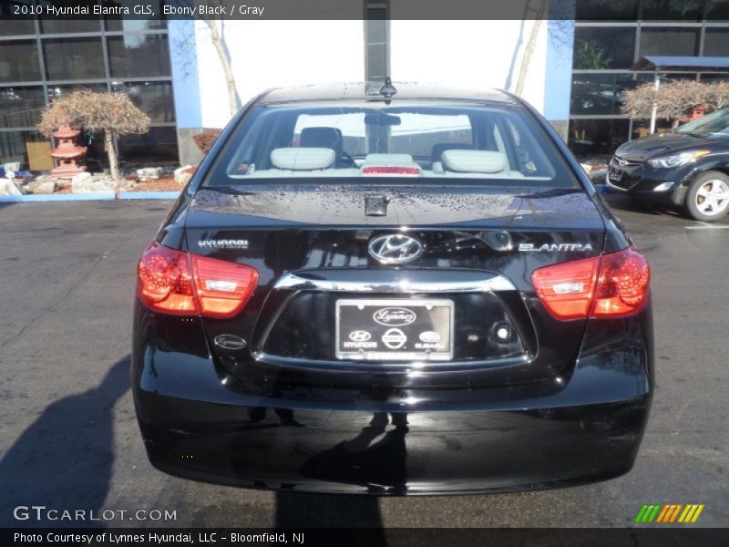 Ebony Black / Gray 2010 Hyundai Elantra GLS