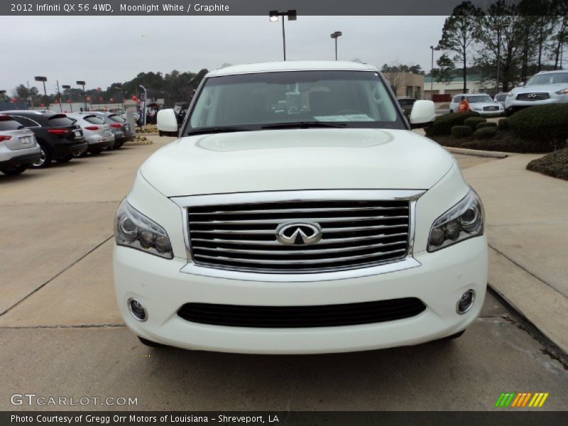 Moonlight White / Graphite 2012 Infiniti QX 56 4WD