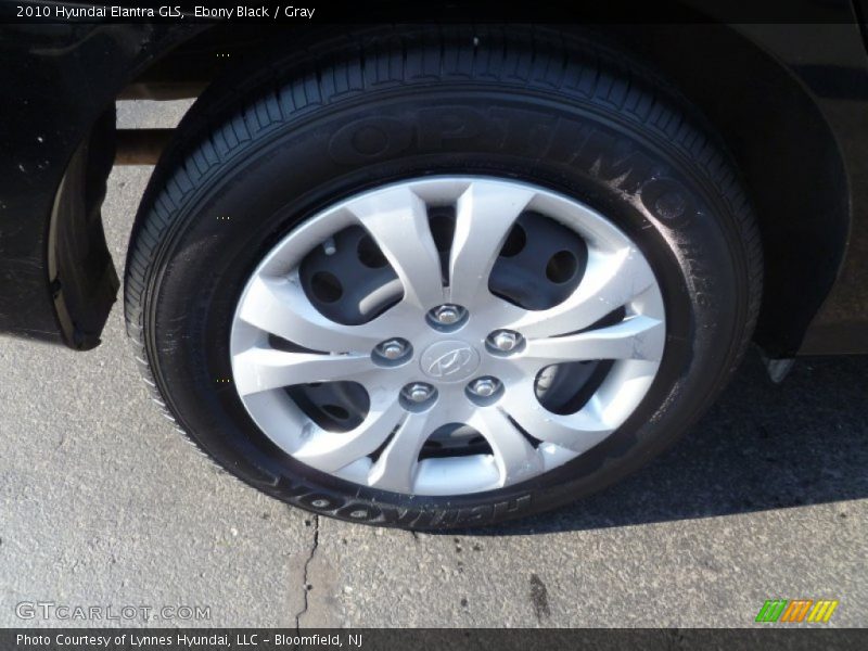 Ebony Black / Gray 2010 Hyundai Elantra GLS