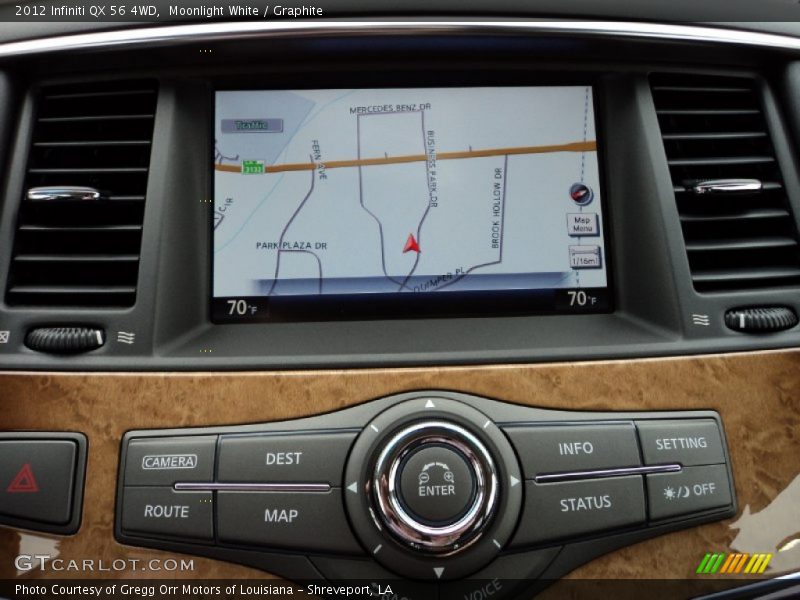 Moonlight White / Graphite 2012 Infiniti QX 56 4WD