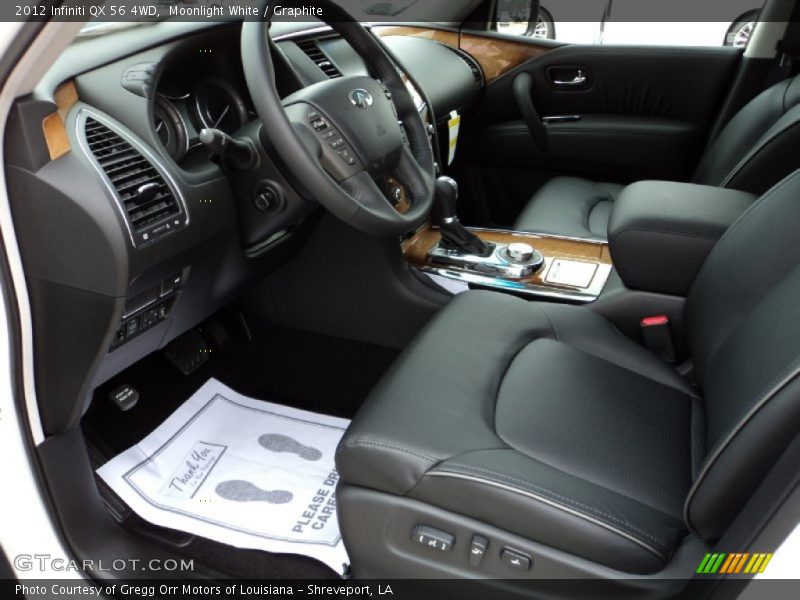  2012 QX 56 4WD Graphite Interior
