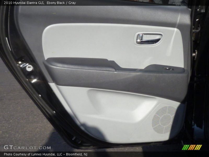 Ebony Black / Gray 2010 Hyundai Elantra GLS