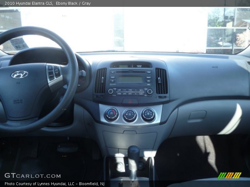 Ebony Black / Gray 2010 Hyundai Elantra GLS