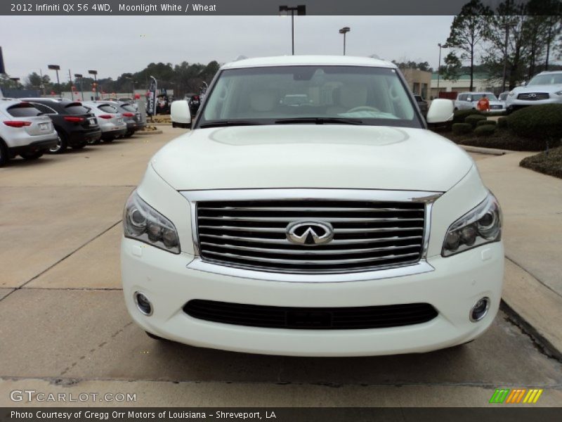 Moonlight White / Wheat 2012 Infiniti QX 56 4WD
