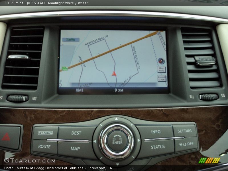 Navigation of 2012 QX 56 4WD