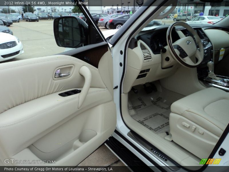  2012 QX 56 4WD Wheat Interior