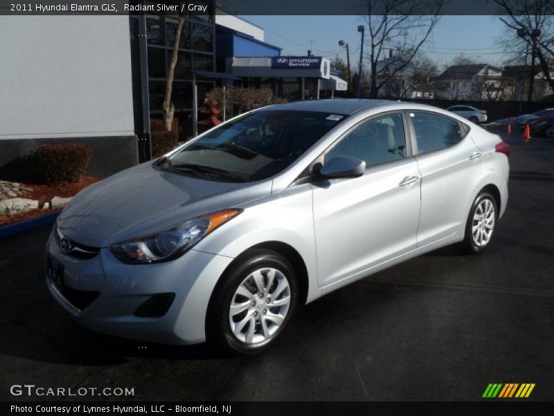 Radiant Silver / Gray 2011 Hyundai Elantra GLS