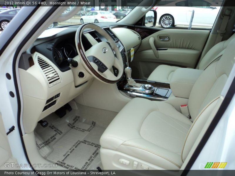  2012 QX 56 4WD Wheat Interior