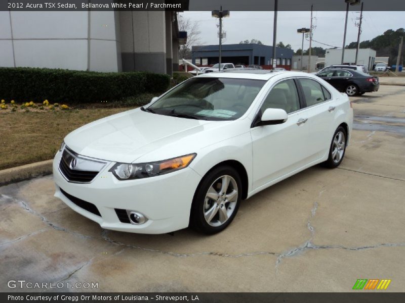 Bellanova White Pearl / Parchment 2012 Acura TSX Sedan