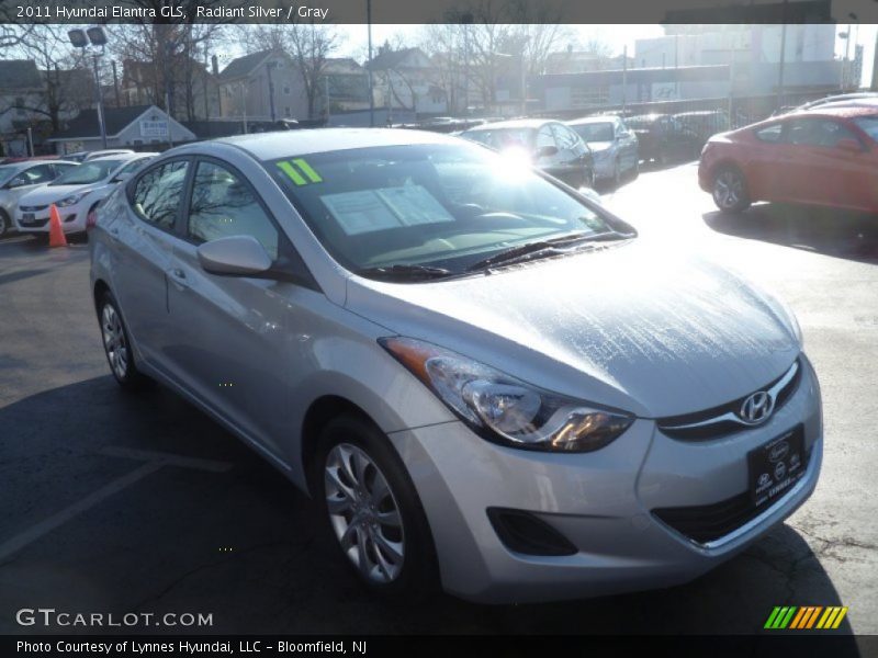 Radiant Silver / Gray 2011 Hyundai Elantra GLS